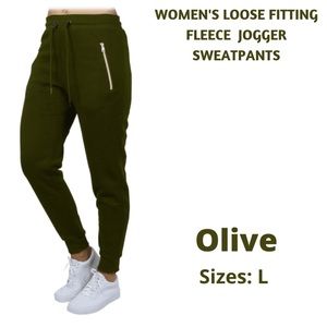 Women Fleece Lined Sweatpants Size 16’NWT